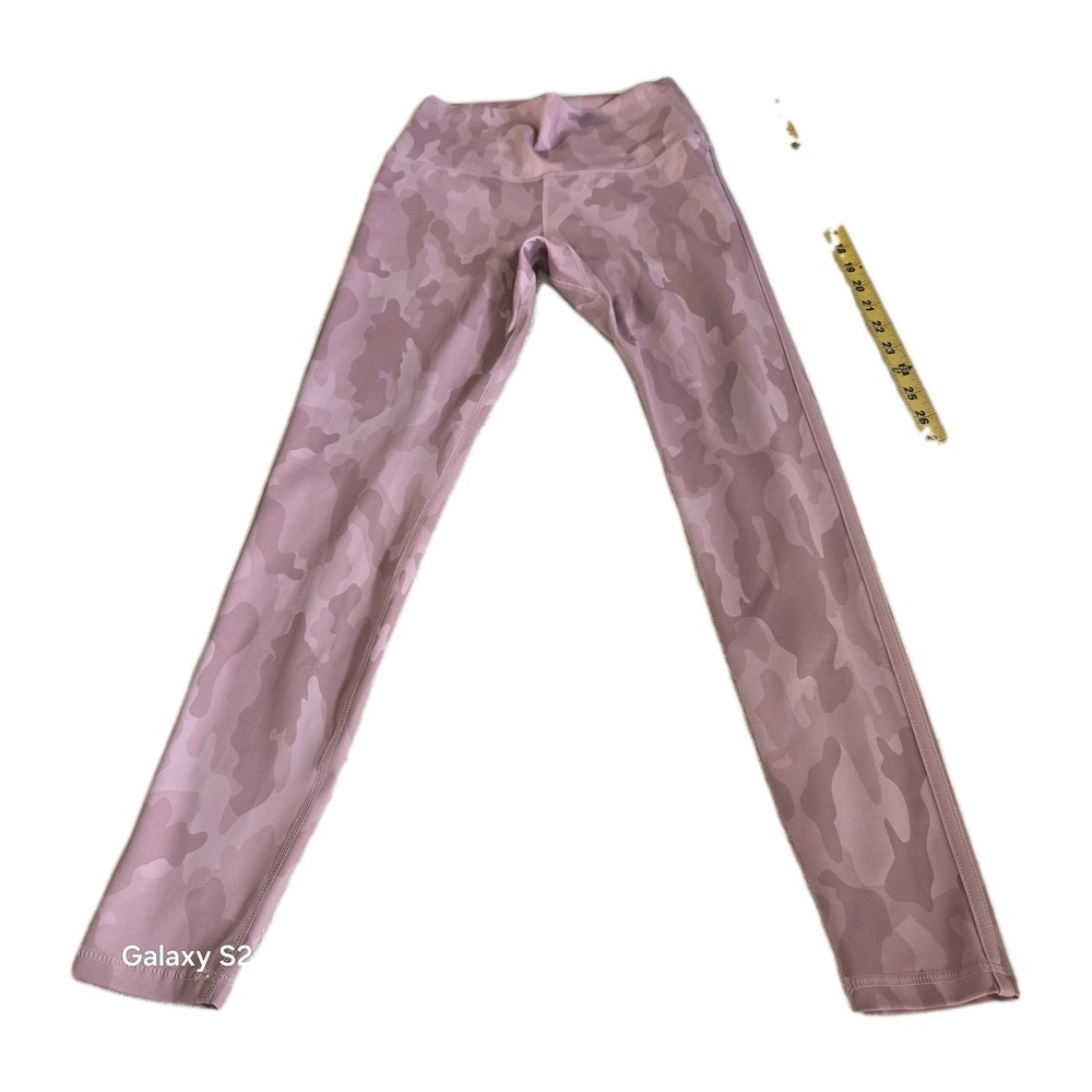 Buffbunny Collection Pink Camo Leggings Womens Medium Legacy High Rise Athletic